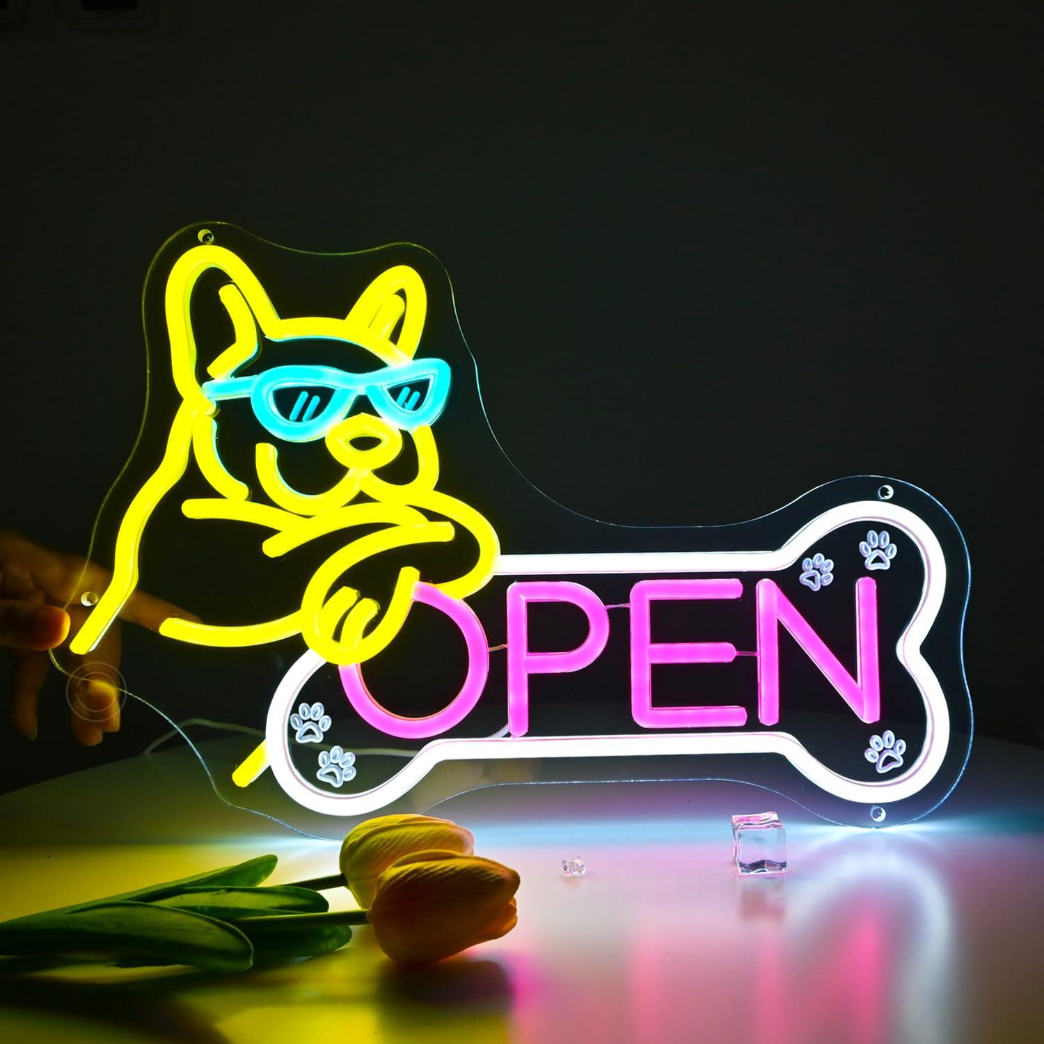 Spa & Wellness Earth City Москва Шелепиха - Pet Shop Open Neon Sign USB